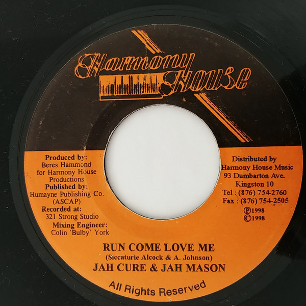 Jah Cure & Jah Mason - Run Come Love Me | Harmony House (none)