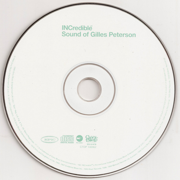 Gilles Peterson - INCredible Sound Of Gilles Peterson | Epic (EK 61478) - 3