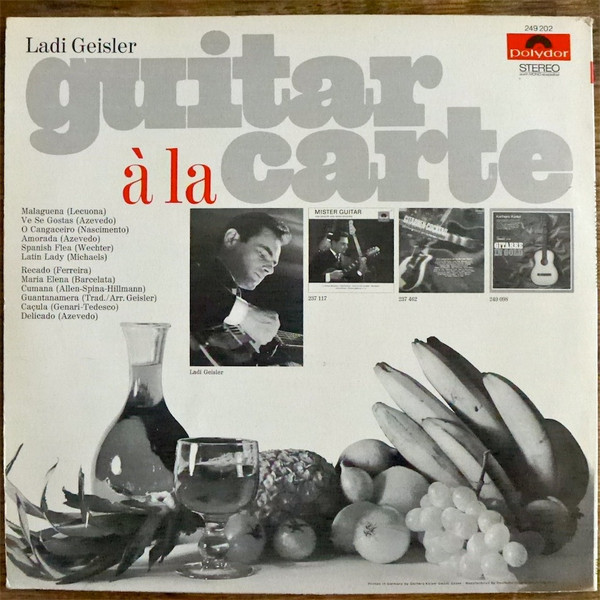 Ladi Geisler - Guitar À La Carte | Polydor (249 202) - 2