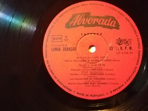 Various - Música De Cabo Verde | Alvorada (LP-S-04-59) - 4