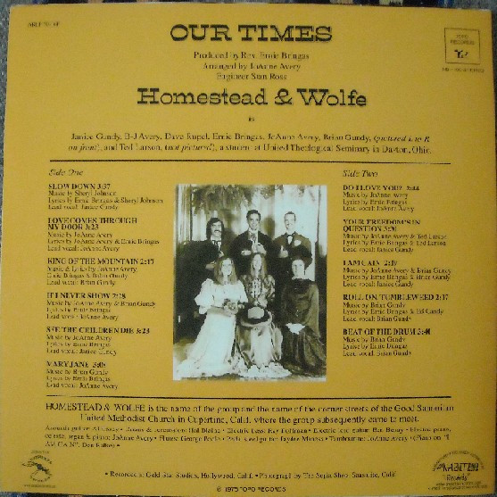 Homestead & Wolfe - Our Times | Anazitisi Records (ARLP 70-16F) - 2