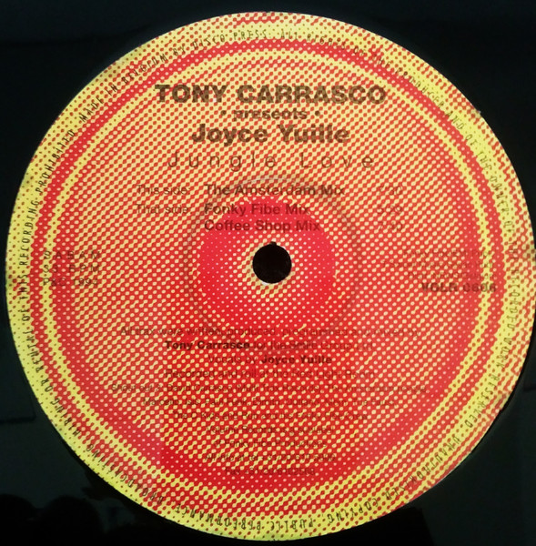 Tony Carrasco ,presents  Joyce Yuille - Jungle Love | Volume Records (VOLR 0606) - 4