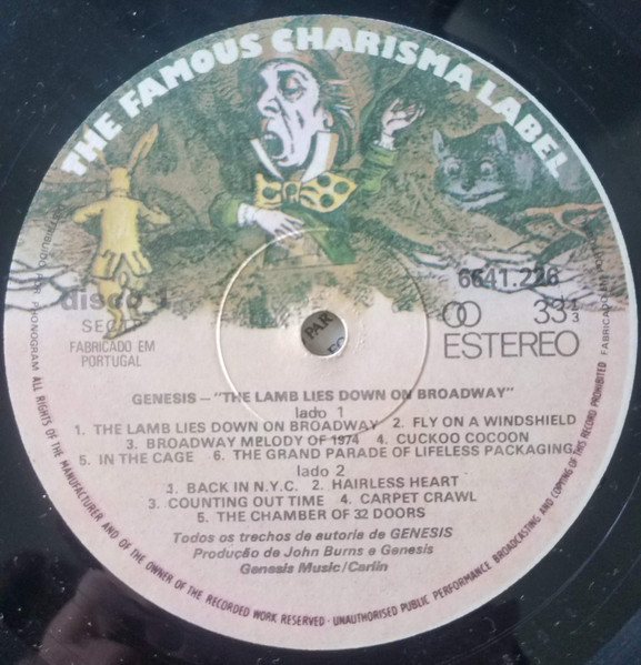 Genesis - The Lamb Lies Down On Broadway | Charisma (6641.226) - 2