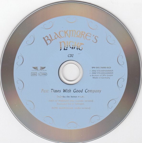 Blackmore's Night - Past Times With Good Company | Steamhammer (SPV 095-74490 DCD) - 4 Blackmore's Night - Past Times With Good Company | Steamhammer (SPV 095-74490 DCD) - 4
