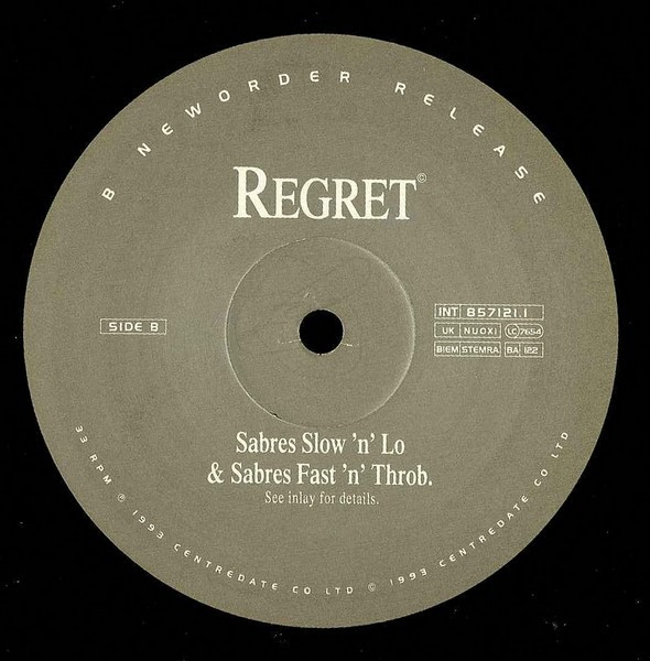 New Order - Regret | London Records (NUOX1) - 4