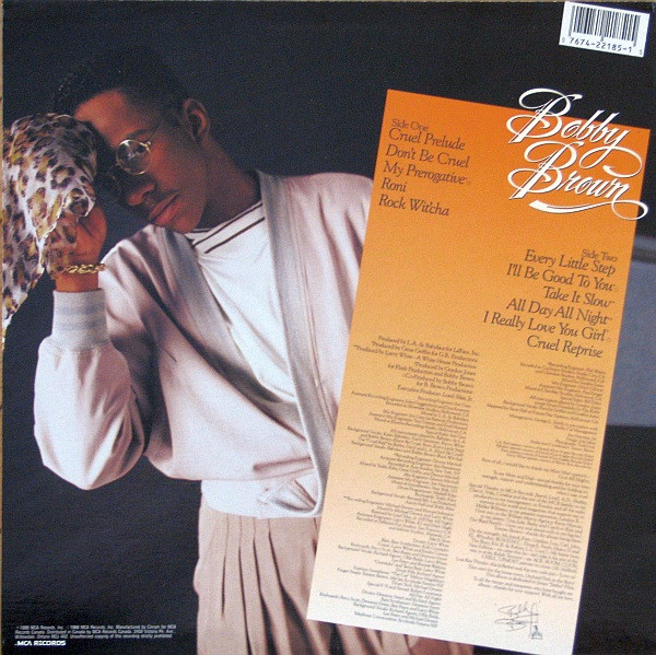 Bobby Brown - Don't Be Cruel | MCA Records (MCA-42185) - 2