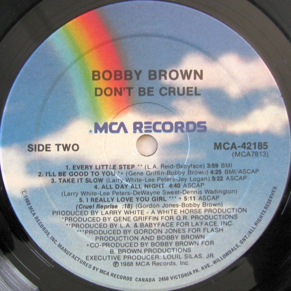 Bobby Brown - Don't Be Cruel | MCA Records (MCA-42185) - 4