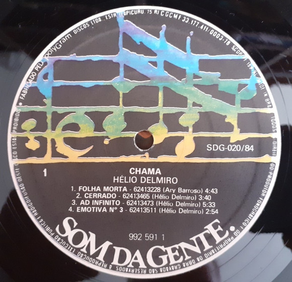 Hélio Delmiro - Chama | Som Da Gente (SDG 020/84) - 4