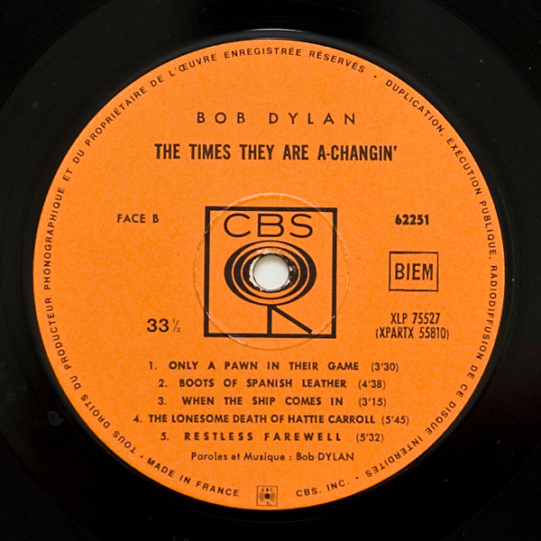 Bob Dylan - "Mister" Bob Dylan | CBS (62 251) - 4