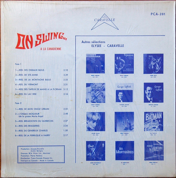 Les Oiseaux Bleus - On Swing à La Canadienne | Caravelle (PCA-201 / PCA-9003) - 2 Les Oiseaux Bleus - On Swing à La Canadienne | Caravelle (PCA-201 / PCA-9003) - 2