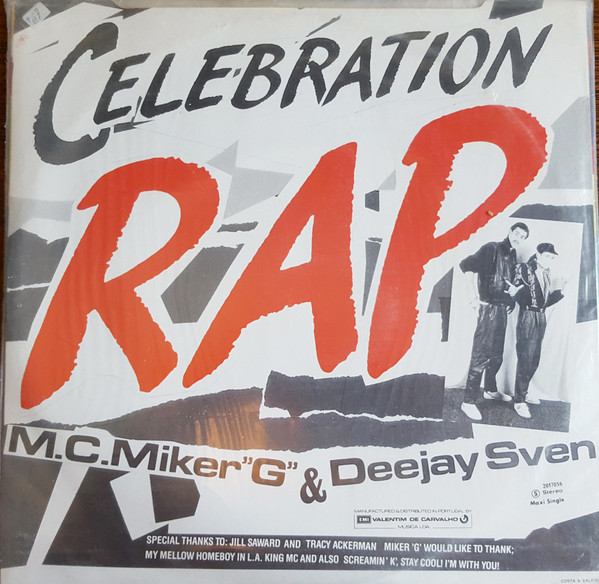 MC Miker G. & DJ Sven - Celebration RAP | EMI-Valentim De Carvalho, Música Lda. (2017056) - 2