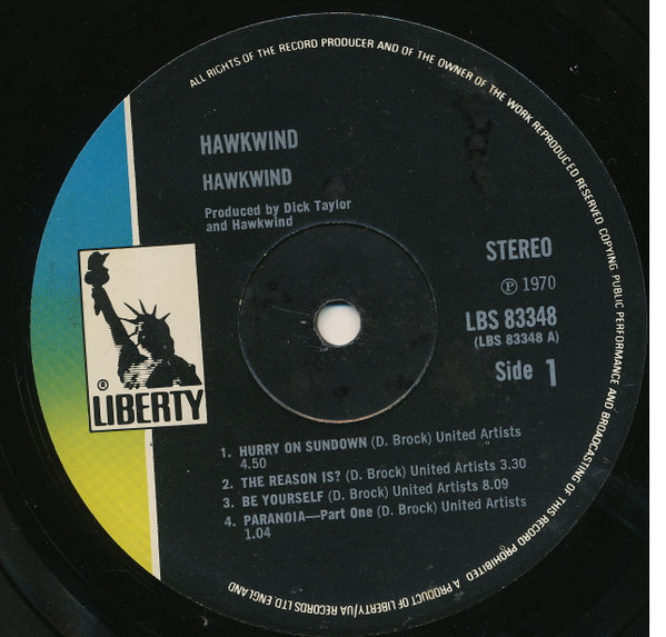Hawkwind - Hawkwind | Liberty (LBS 83348) - 3 Hawkwind - Hawkwind | Liberty (LBS 83348) - 3
