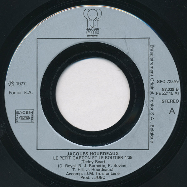 Jacques Hourdeaux / Jean-Marie Troisfontaine - Le Petit Garçon Et Le Routier / Notre Maison Dans La Plaine | Fonior (SFO 72.090) - 3