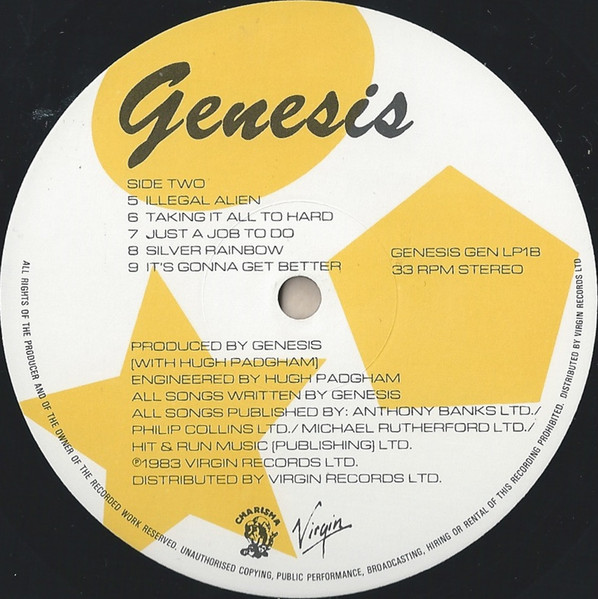 Genesis - Genesis | Charisma (GEN LP1) - 4 Genesis - Genesis | Charisma (GEN LP1) - 4