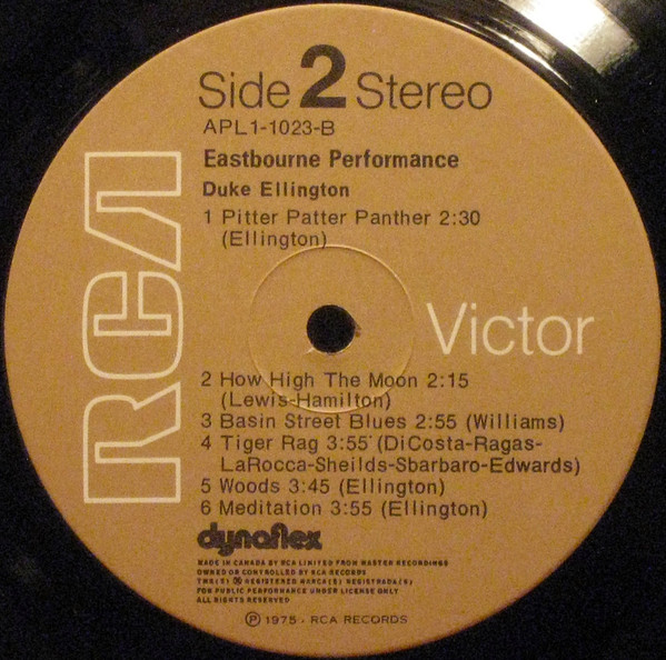 Duke Ellington - Eastbourne Performance | RCA (APL1-1023) - 4