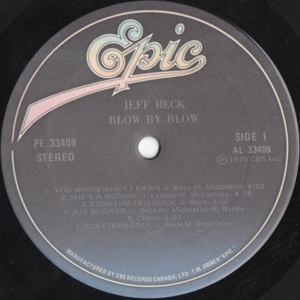 Jeff Beck - Blow By Blow | Epic (WPE 33409) - 4