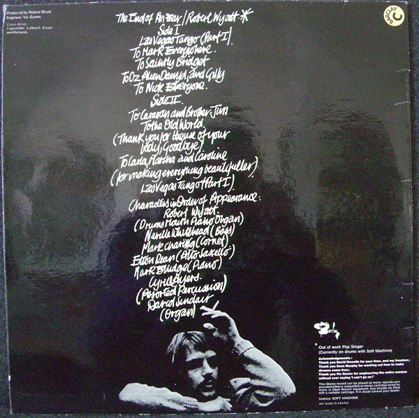 Robert Wyatt - The End Of An Ear | Barclay (920 308) - 2 Robert Wyatt - The End Of An Ear | Barclay (920 308) - 2