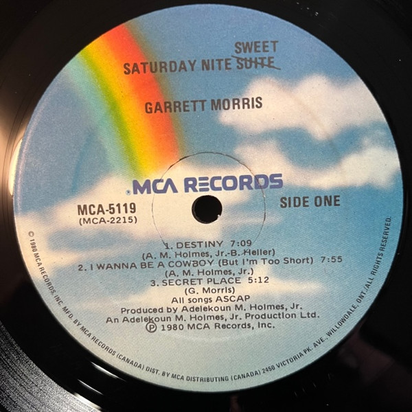 Garrett Morris - Saturday Night Sweet | MCA Records (MCA-5119) - 3