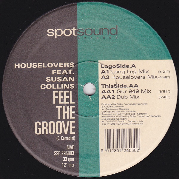 Houselovers Feat. Susan Collins - Feel The Groove | Spotsound Records (SSR 296003) - 2