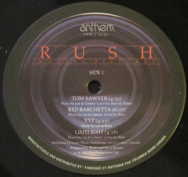 Rush - Moving Pictures | Anthem (ANR-1-1030) - 3