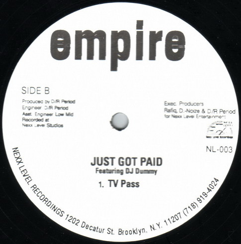 Empire Feat. DJ Dummy - Just Got Paid | Nexx Level Recordings (NL-003) - 2