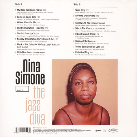 Nina Simone - The Jazz Diva | Wagram Music (3354516) - 2 Nina Simone - The Jazz Diva | Wagram Music (3354516) - 2