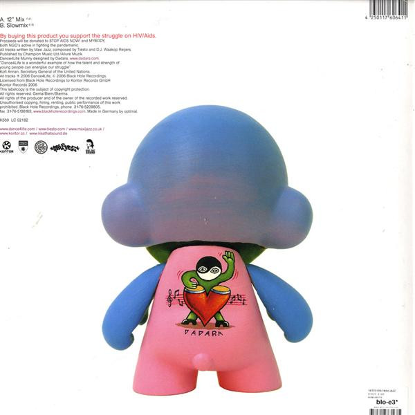 DJ Tiësto Featuring Maxi Jazz - Dance4Life | Kontor Records (K559) - 2