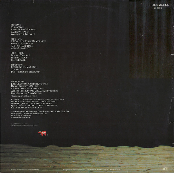 Eric Clapton - Just One Night | RSO (2658 135) - 3 Eric Clapton - Just One Night | RSO (2658 135) - 3