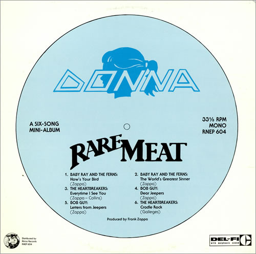 Frank Zappa - Rare Meat | Del-Fi Records (RNEP 604) - main