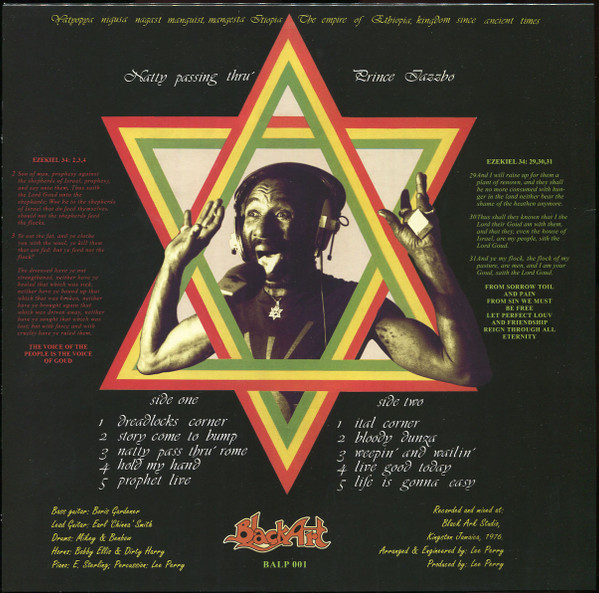 Prince Jazzbo - Natty Passing Thru' | Black Art (BALP 001) - 2