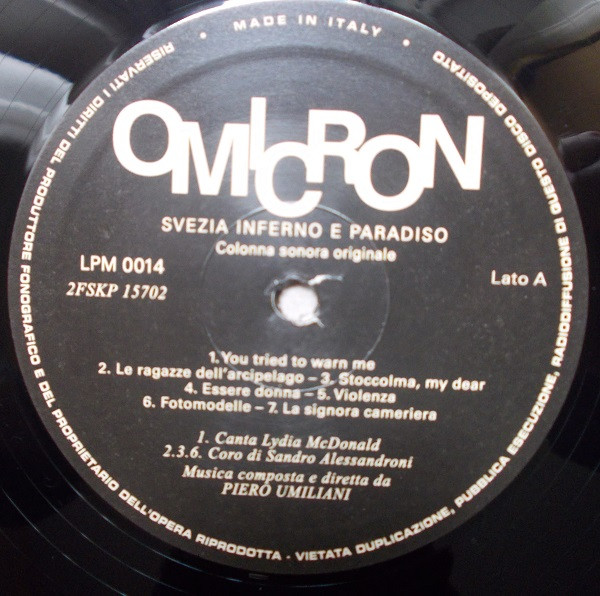 Piero Umiliani - Svezia Inferno E Paradiso | Schema (SCEB939 LP) - 3 Piero Umiliani - Svezia Inferno E Paradiso | Schema (SCEB939 LP) - 3