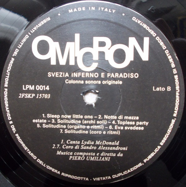 Piero Umiliani - Svezia Inferno E Paradiso | Schema (SCEB939 LP) - 4 Piero Umiliani - Svezia Inferno E Paradiso | Schema (SCEB939 LP) - 4