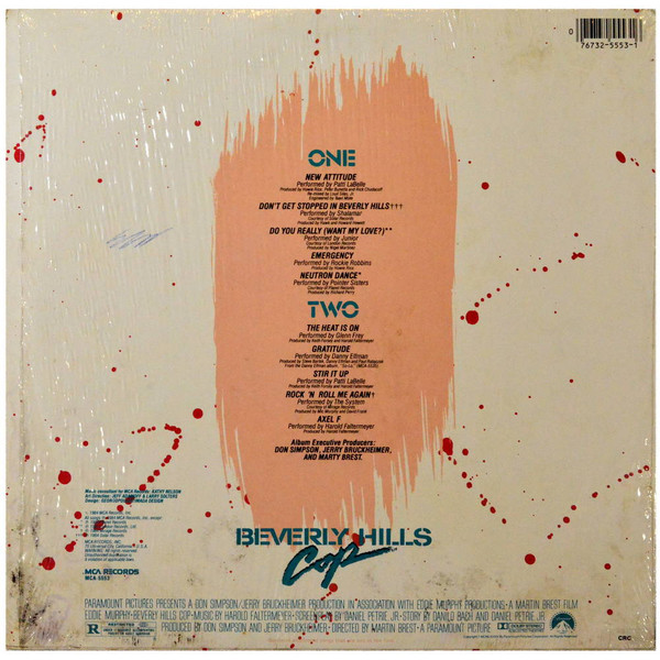 Various - Music From The Motion Picture Soundtrack - Beverly Hills Cop | MCA Records (MCA-5553) - 2