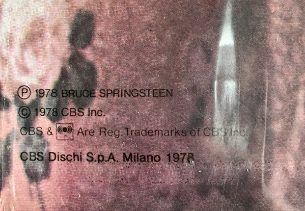 Bruce Springsteen - Darkness On The Edge Of Town | CBS (86061) - 3
