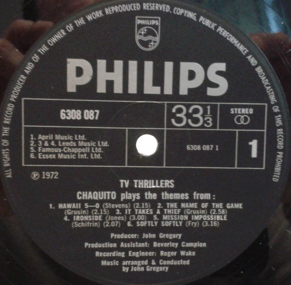 Chaquito Plays The Themes From TV Thrillers