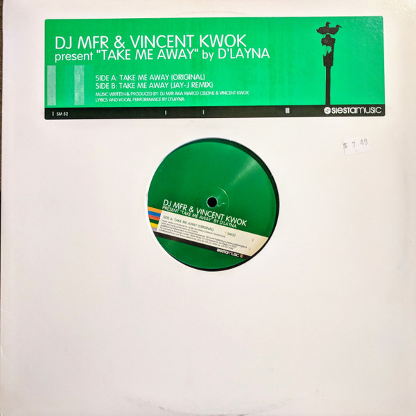 DJ MFR & Vincent Kwok - Take Me Away | Siesta Music (SM52)