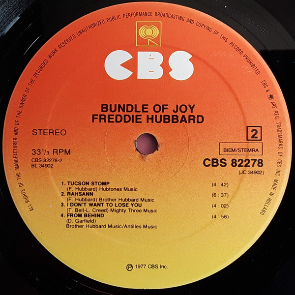 Freddie Hubbard - Bundle Of Joy | CBS (CBS 82278) - 4 Freddie Hubbard - Bundle Of Joy | CBS (CBS 82278) - 4