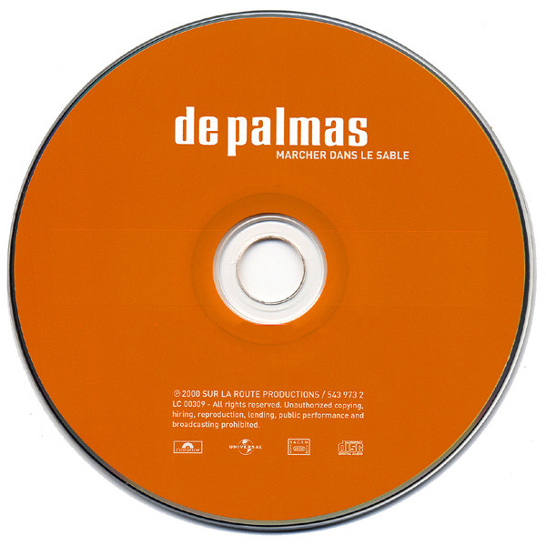 Gérald De Palmas - Marcher Dans Le Sable | Polydor (543 973-2) - 3