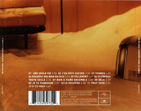 Gérald De Palmas - Marcher Dans Le Sable | Polydor (543 973-2) - 2