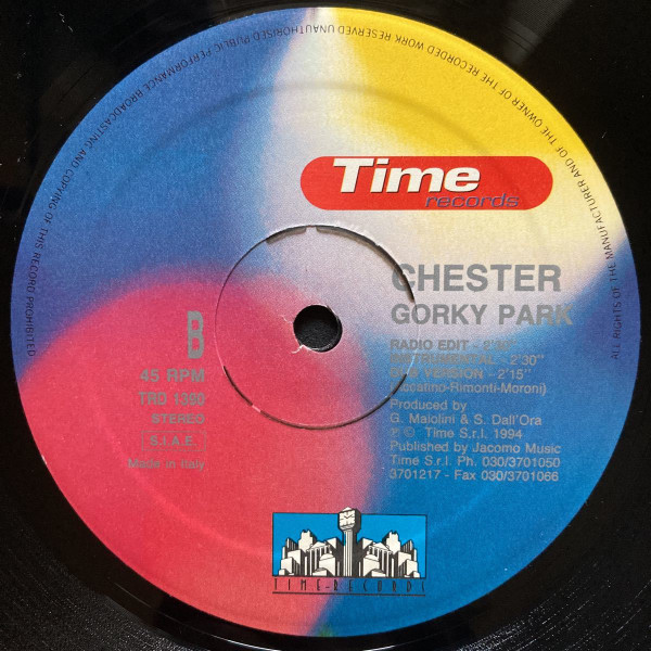 Chester - Gorky Park | Time Records (TRD 1390) - 4 Chester - Gorky Park | Time Records (TRD 1390) - 4