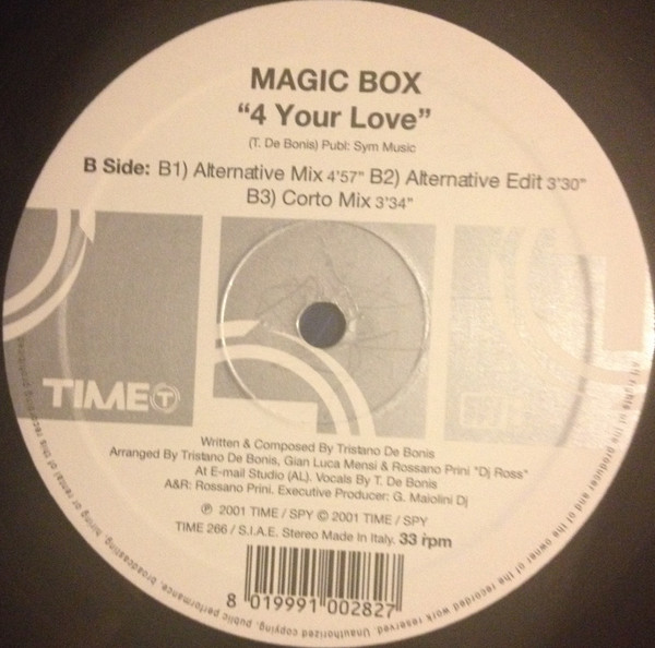 Magic Box - 4 Your Love | TIME (TIME 266) - 2
