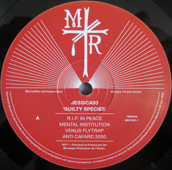 Jessica 93 - Guilty Species | Teenage Menopause Records (TMR025) - 3