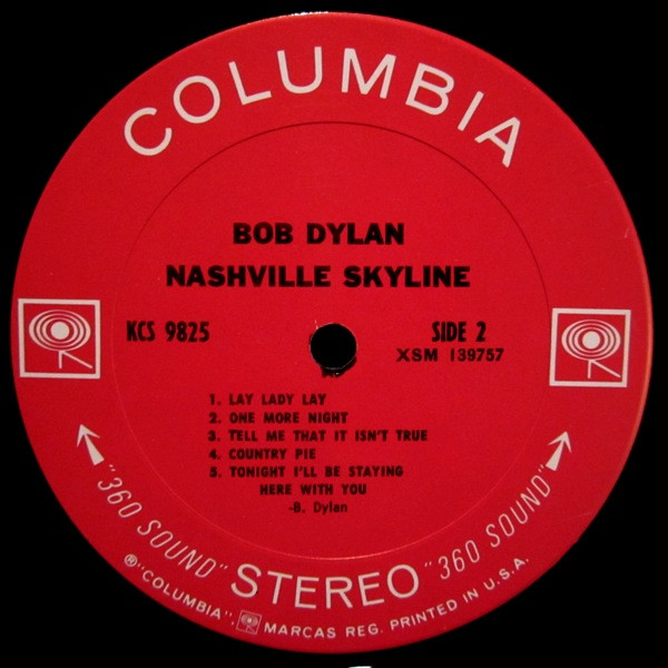 Bob Dylan - Nashville Skyline | Columbia (KCS 9825) - 4