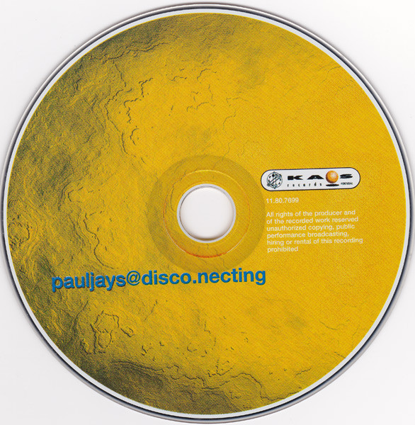 Paul Jays - @Disco.necting | Kaos Records (KCD9816) - 3