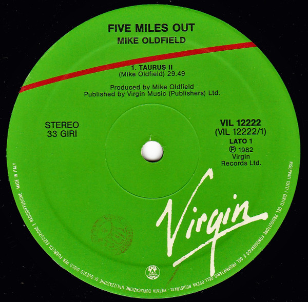 Mike Oldfield - Five Miles Out | Virgin (VIL 12222) - 3