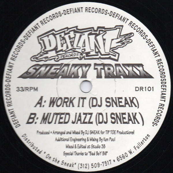 DJ Sneak - Sneaky Traxx | Defiant (DR101) - main