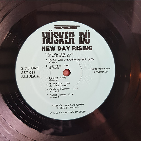 Hüsker Dü - New Day Rising [Vinyl] | SST Records (SST 031) - 3