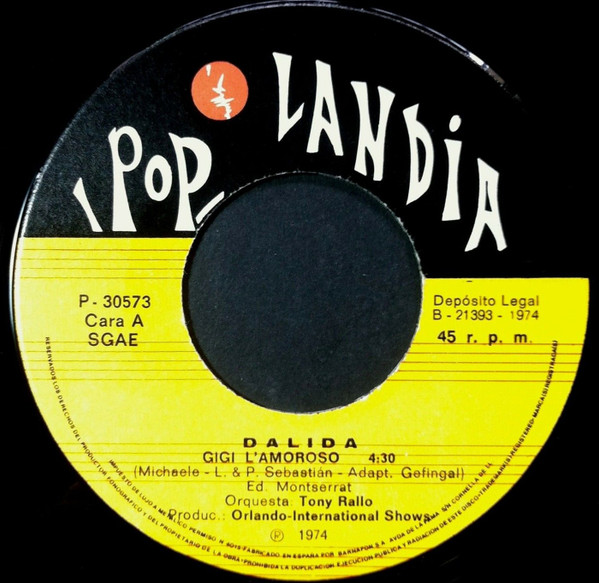 Dalida - Gigi L'Amoroso | Poplandia (P-30573) - 3