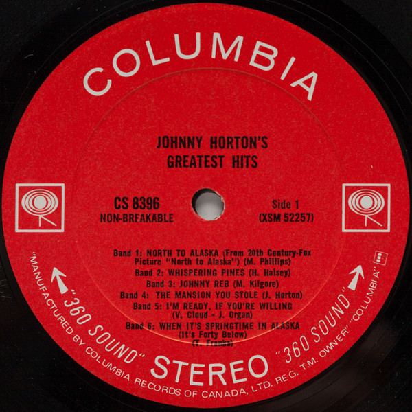 Johnny Horton - Johnny Horton's Greatest Hits | Columbia (CS 8396) - 3