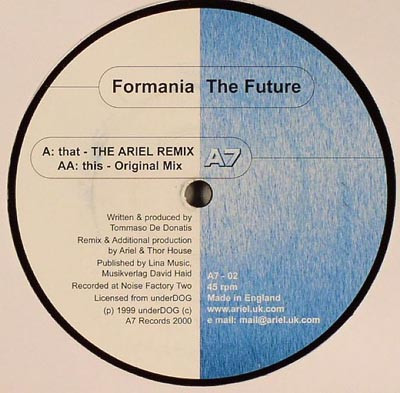Formania - The Future | A7 Records (A7 - 02)